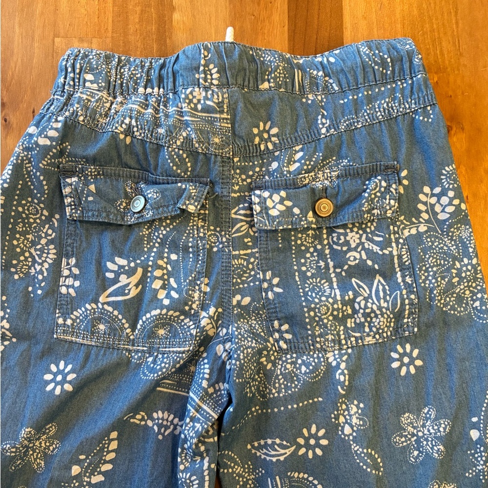 Cato Blue Bandana-Print Drawstring Waist Pants - Picture 3 of 8